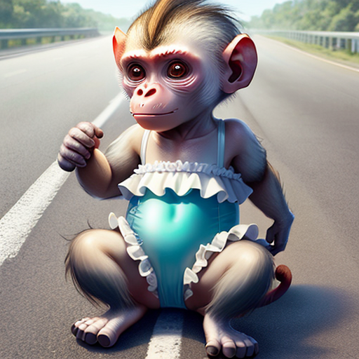 00061-665963206general_rev_1.2.2(cut3cl0th3s_1) a baboon wearing frilly swimsuit on a road.png